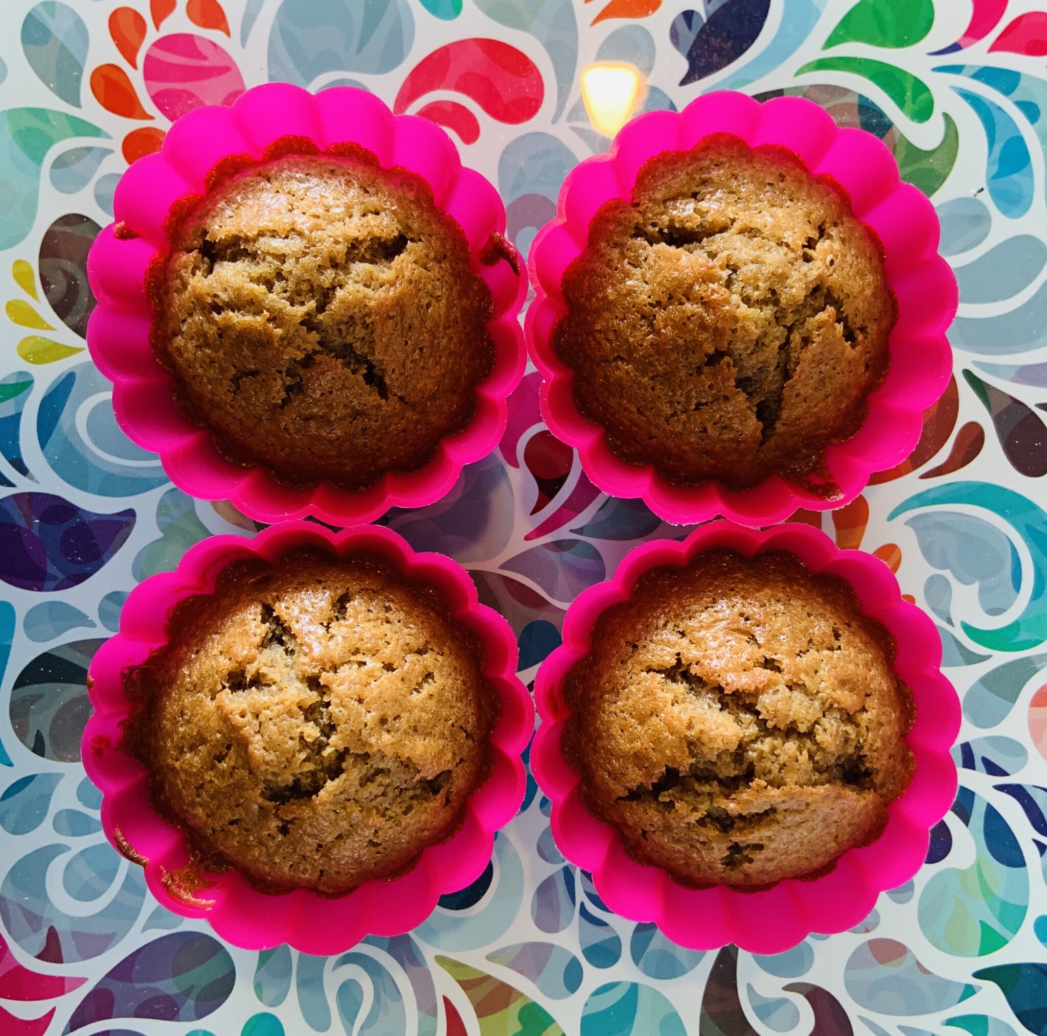Banana Coffee Chocolate Muffins